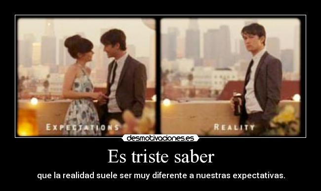 Es triste saber -