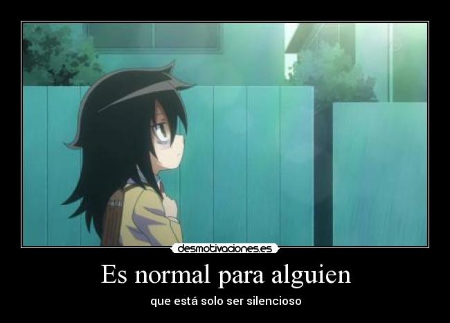 Es normal para alguien - 