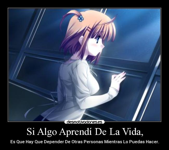 carteles vida anime desmotivaciones