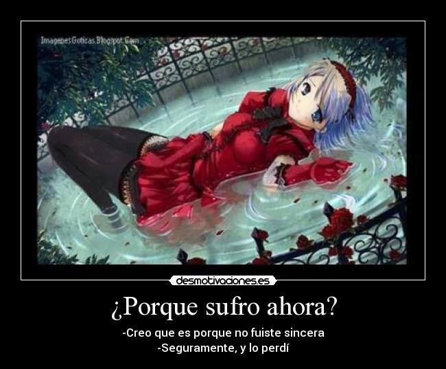 ¿Porque sufro ahora? - 