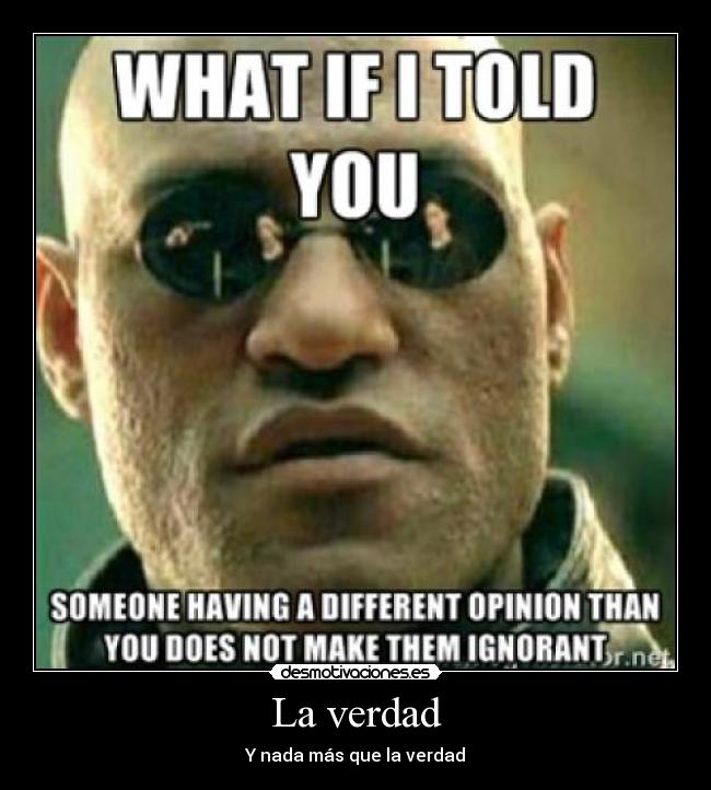 La verdad -