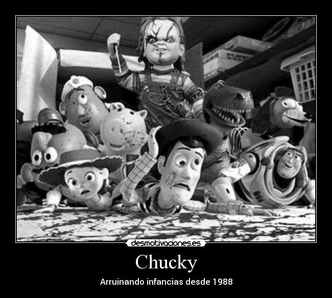 carteles chucky desmotivaciones