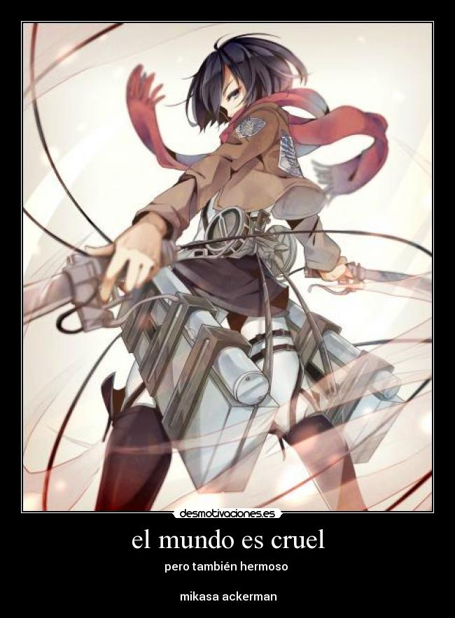 el mundo es cruel - 
