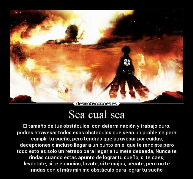 Sea cual sea -