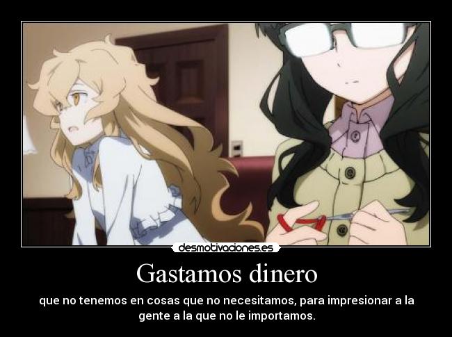 Gastamos dinero -