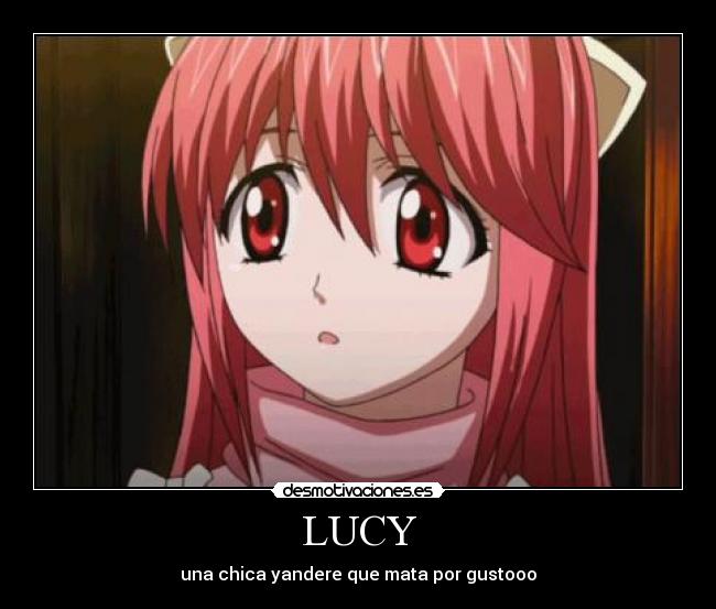 LUCY - una chica yandere que mata por gustooo