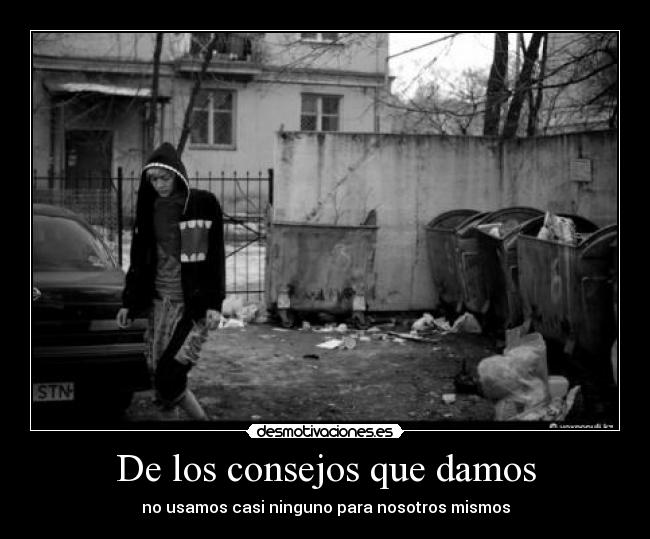 De los consejos que damos - 