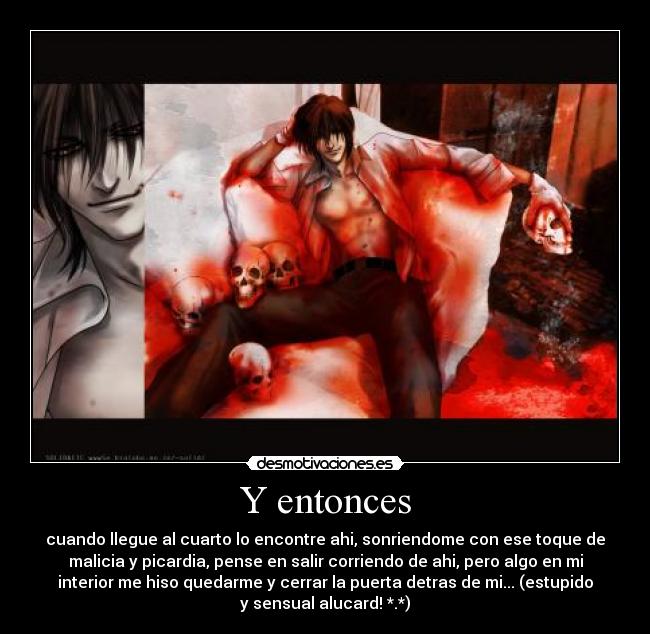 carteles alucard desmotivaciones