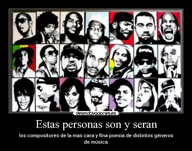 Estas personas son y seran - 