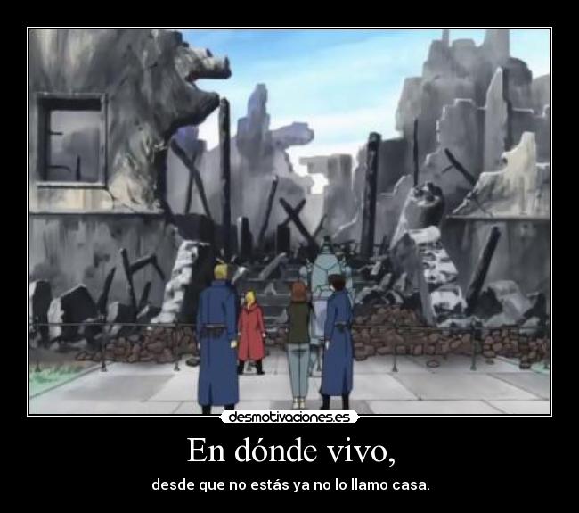 carteles anime fran wasa full metal alchemist sin siente como hogar desmotivaciones