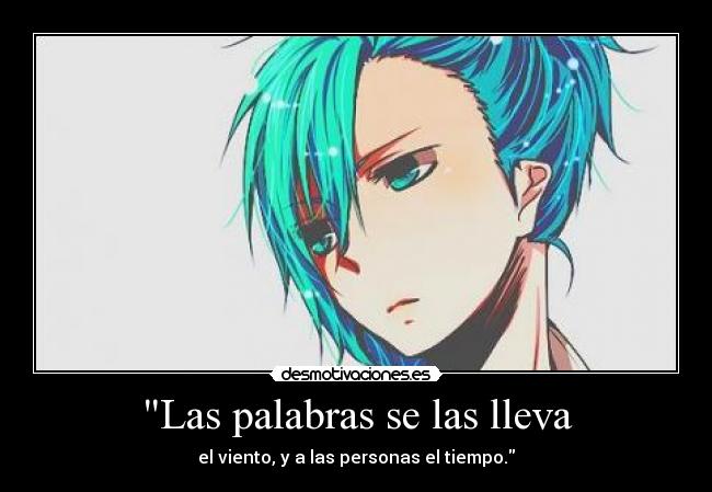 Las palabras se las lleva -