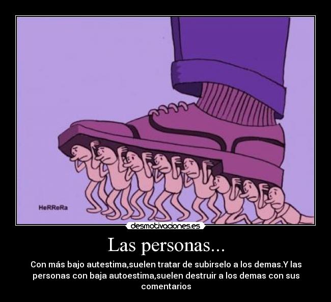 Las personas... -