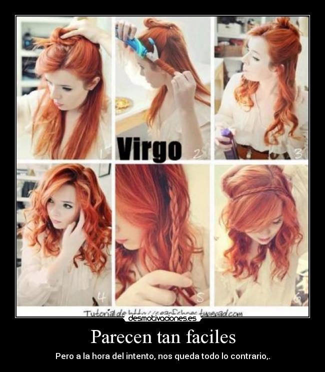 Parecen tan faciles - Pero a la hora del intento, nos queda todo lo contrario,.