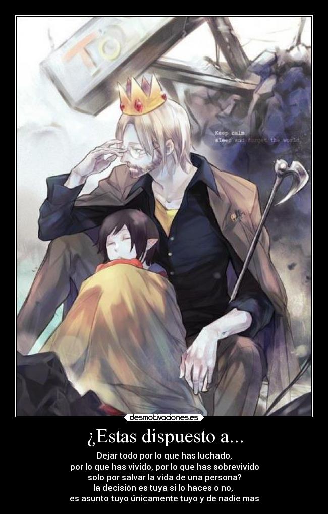 ¿Estas dispuesto a... - 