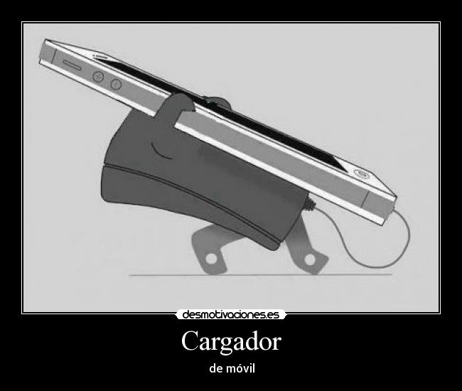 Cargador - de móvil