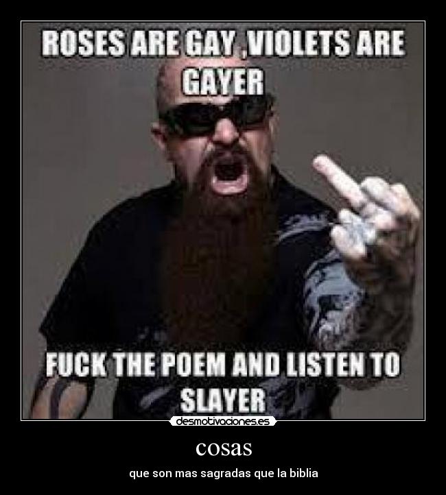 carteles rock metalica slayer desmotivaciones