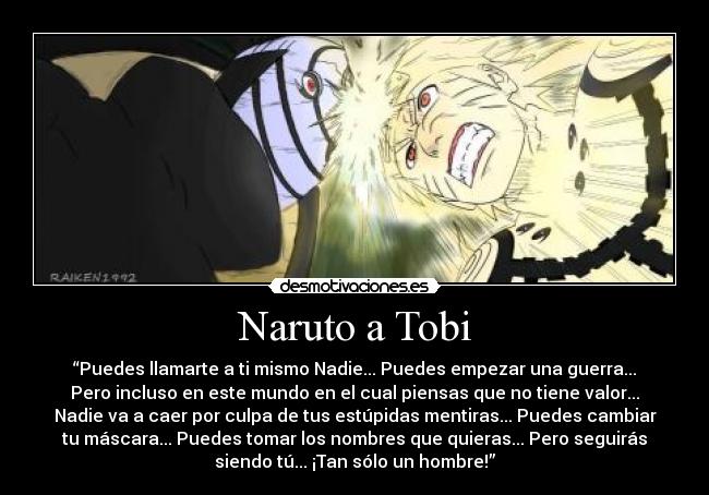 Naruto a Tobi -