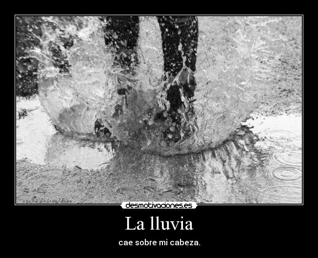 La lluvia -