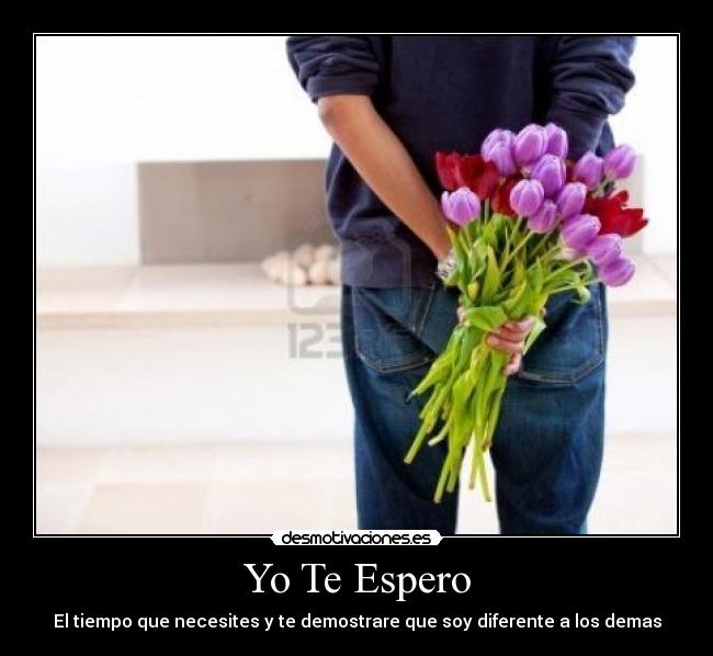 Yo Te Espero - El tiempo que necesites y te demostrare que soy diferente a los demas