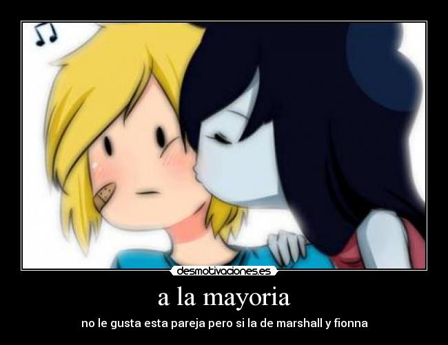 a la mayoria - no le gusta esta pareja pero si la de marshall y fionna