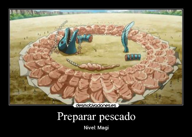 Preparar pescado - Nivel: Magi