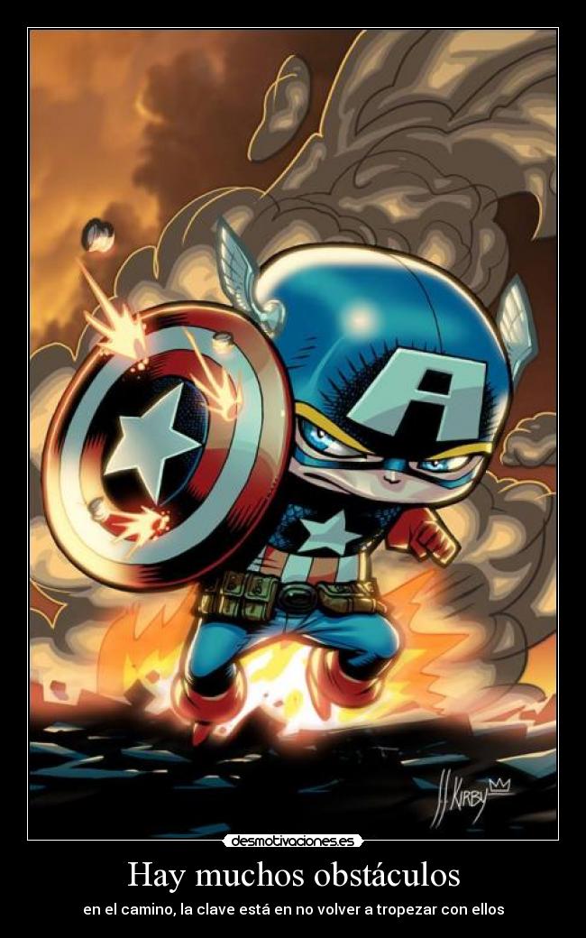 Hay muchos obstáculos - en el camino, la clave está en no volver a tropezar con ellos
