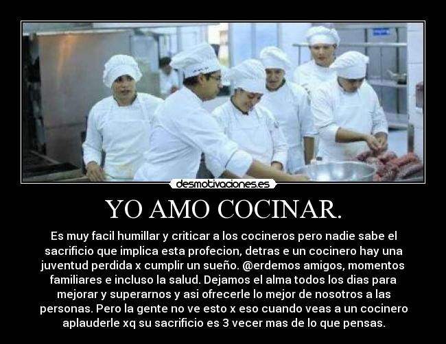 YO AMO COCINAR. - 