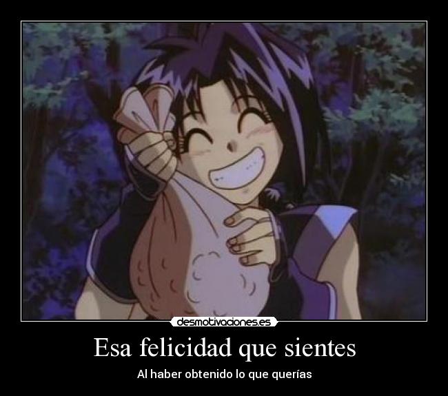 carteles felicidad anime samuraix rurounikenshin desmotivaciones