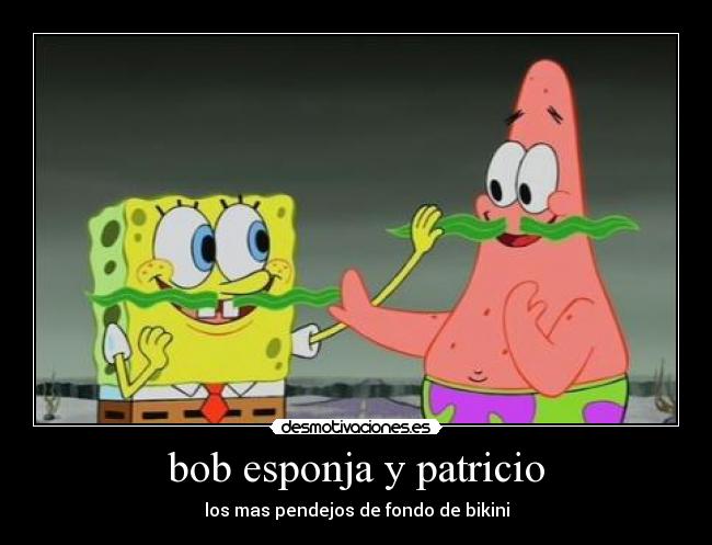 carteles bob esponja desmotivaciones