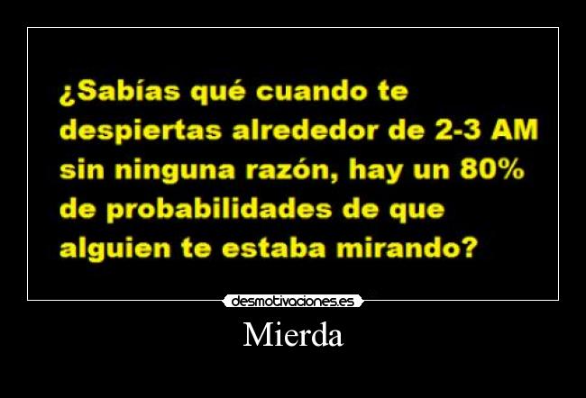 Mierda -