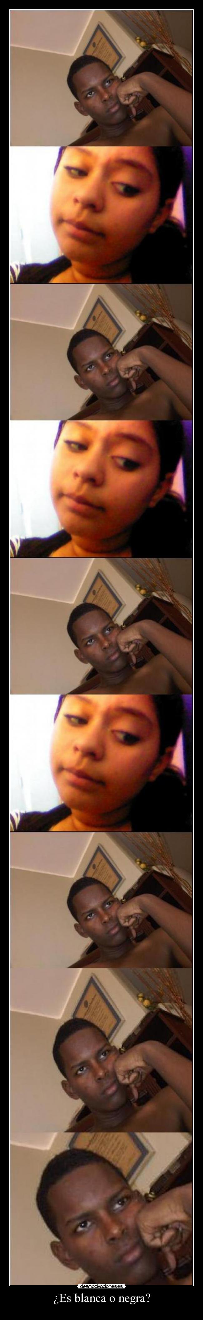 ¿Es blanca o negra? - 