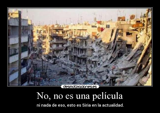 No, no es una película -