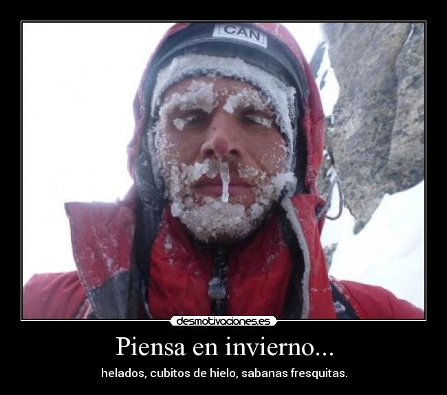 Piensa en invierno... - 