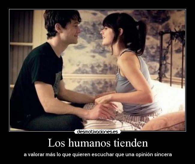 Los humanos tienden - 