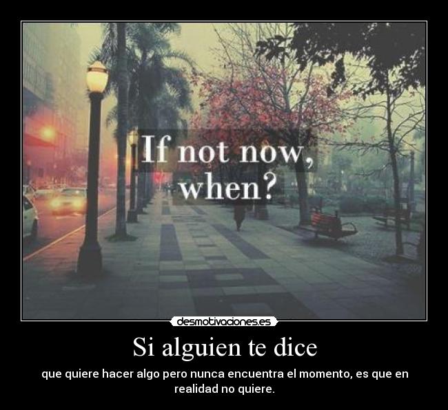 Si alguien te dice -