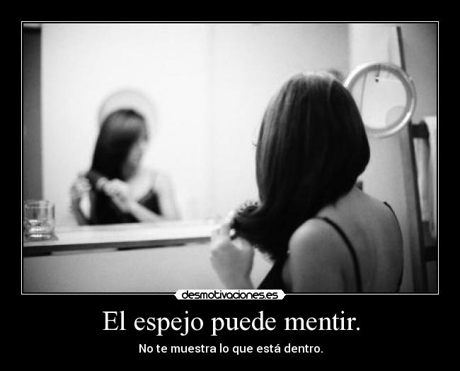 carteles espejo solo muestra fisico desmotivaciones