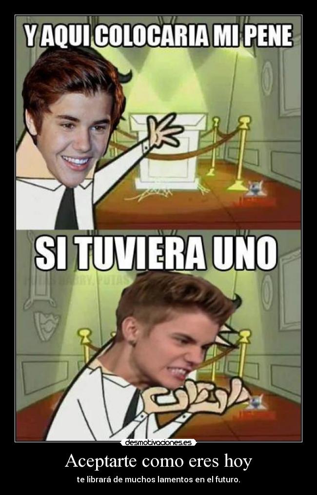 carteles bbjdfs justin bieber que uno tiene que aprender tomarse las cosas con humor desmotivaciones
