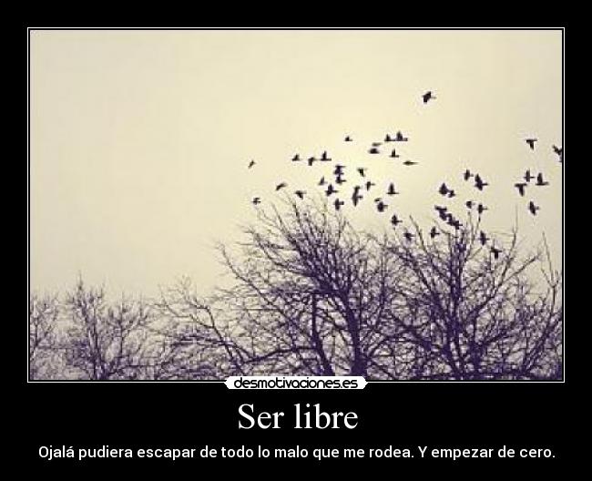 Ser libre - 