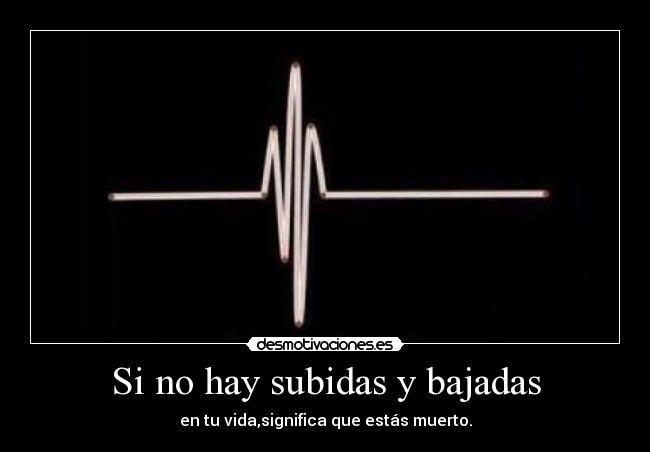 carteles subidas bajadas desmotivaciones