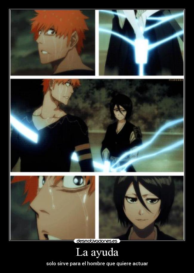 carteles ayuda anime desmotivaciones