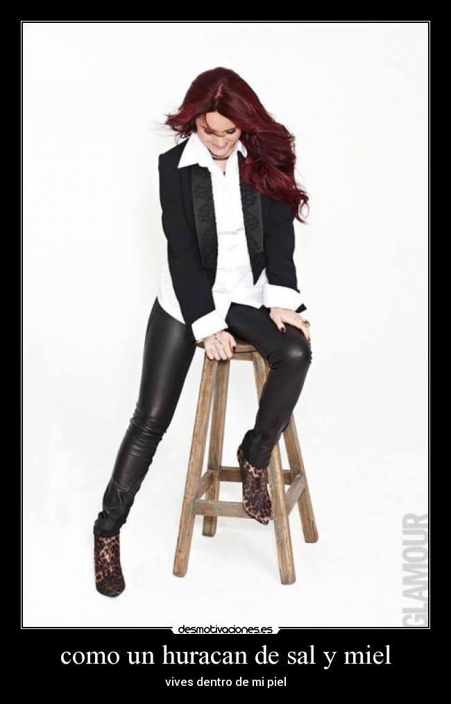 como un huracan de sal y miel - vives dentro de mi piel