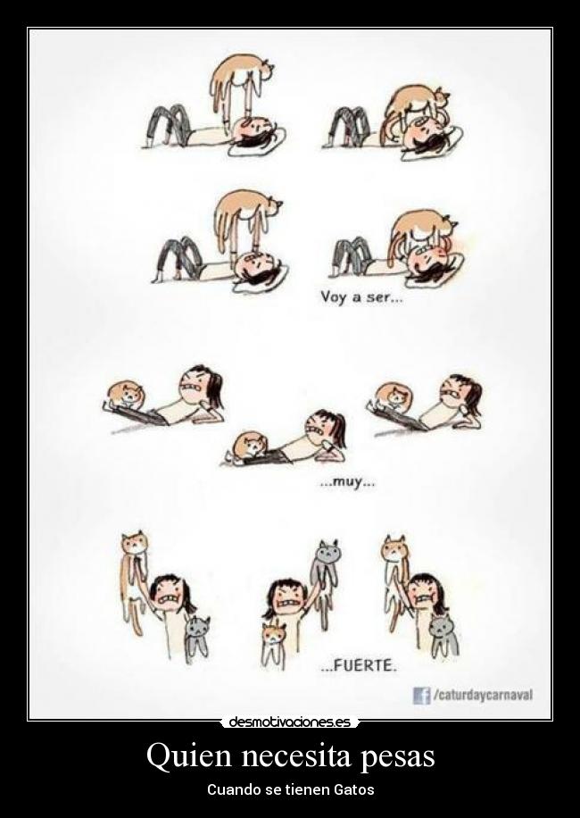 Quien necesita pesas -