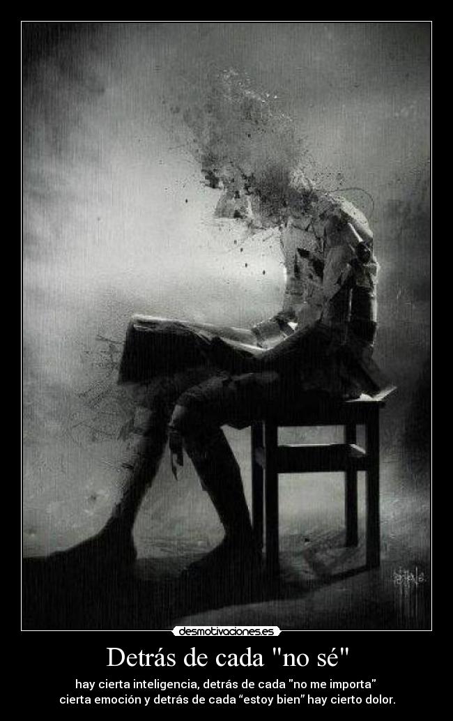 Detrás de cada no sé - 