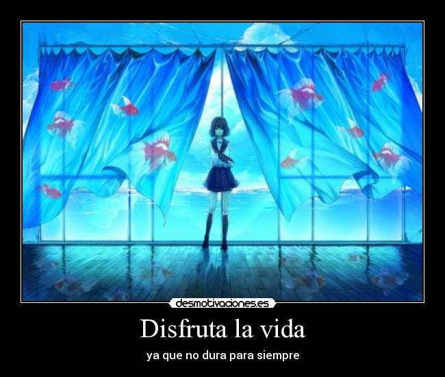Disfruta la vida -