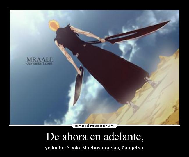 De ahora en adelante, - 