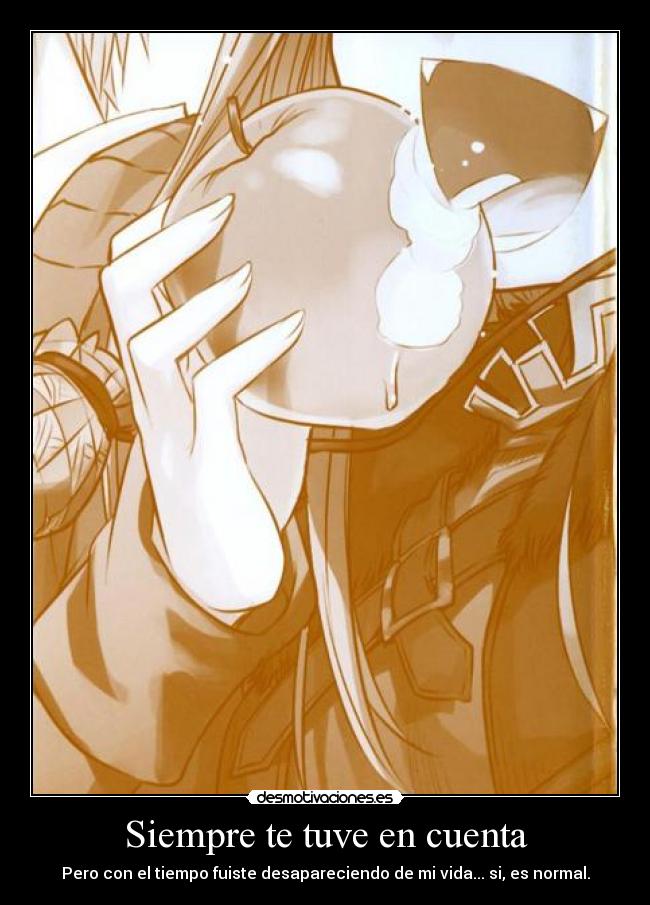 Siempre te tuve en cuenta -