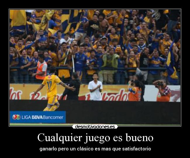 Cualquier juego es bueno - ganarlo pero un clásico es mas que satisfactorio
