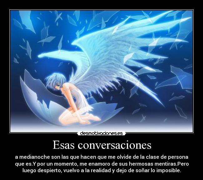 Esas conversaciones -