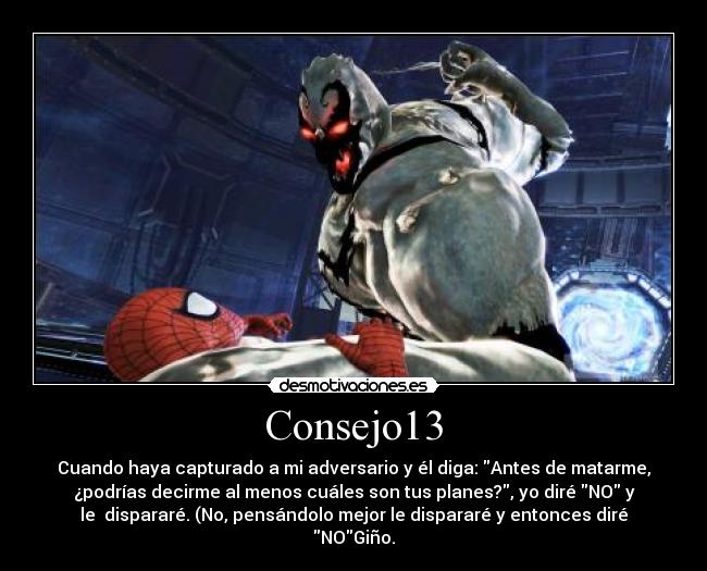 carteles consejosparasupervillanos desmotivaciones