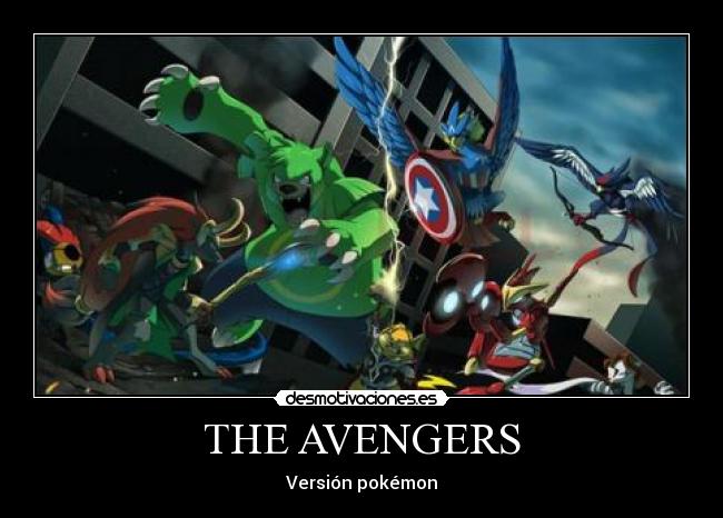 THE AVENGERS - Versión pokémon